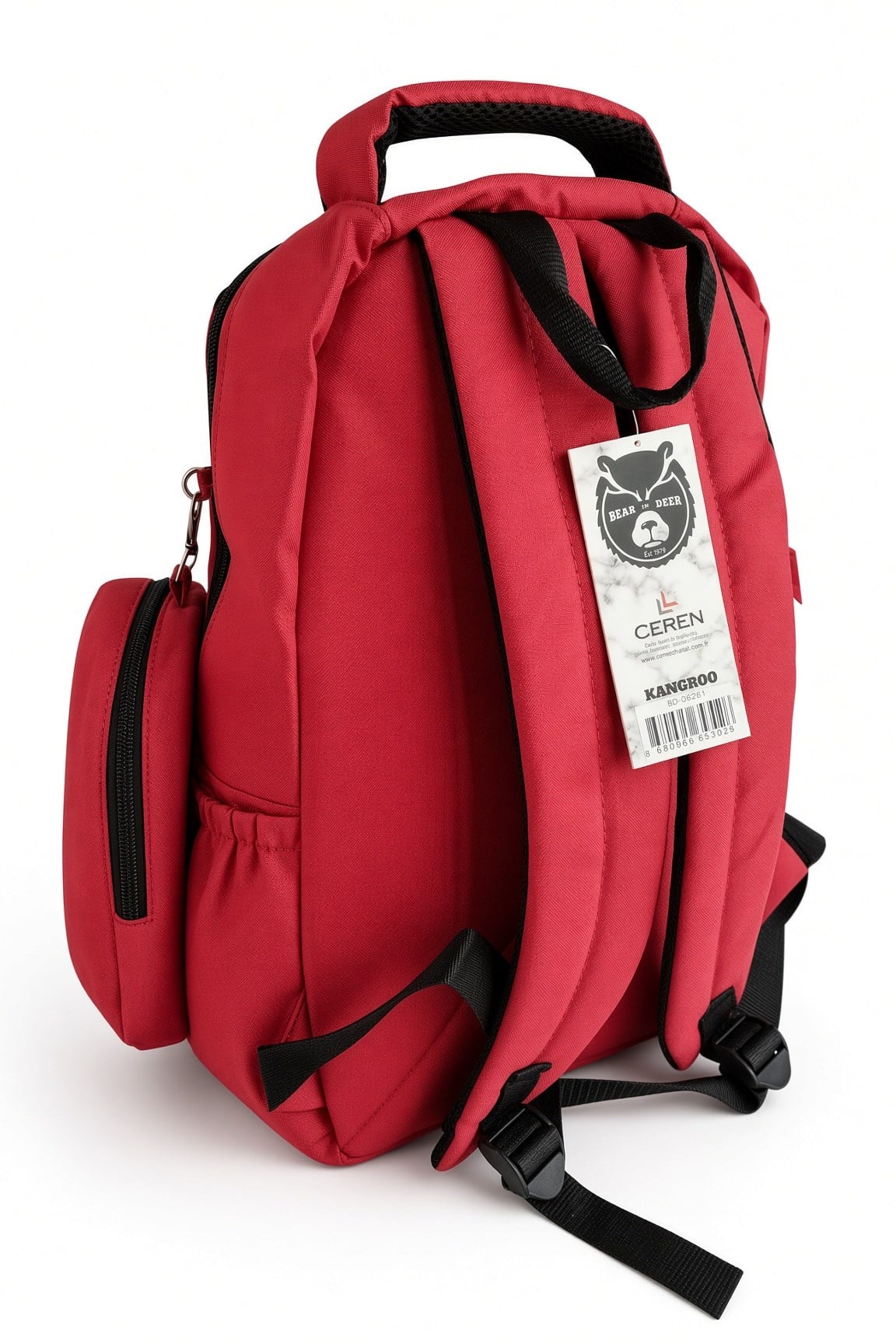 B&D Kangroo Sırt Çantası Kırmızı BD-CN0261