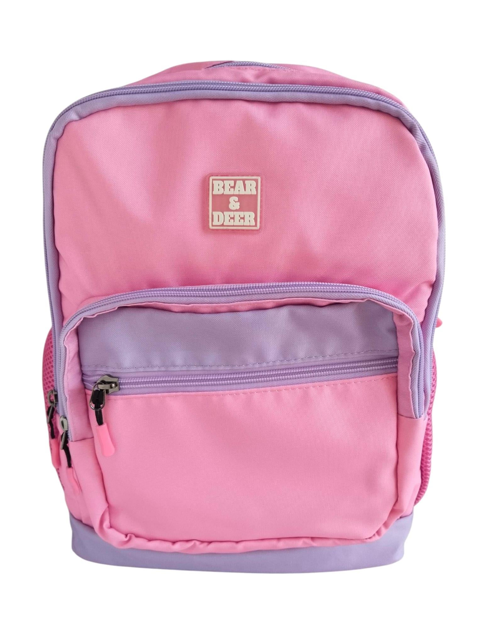 B&D Pastel Çift Göz Sırt Çantası PembeBD-CN0238