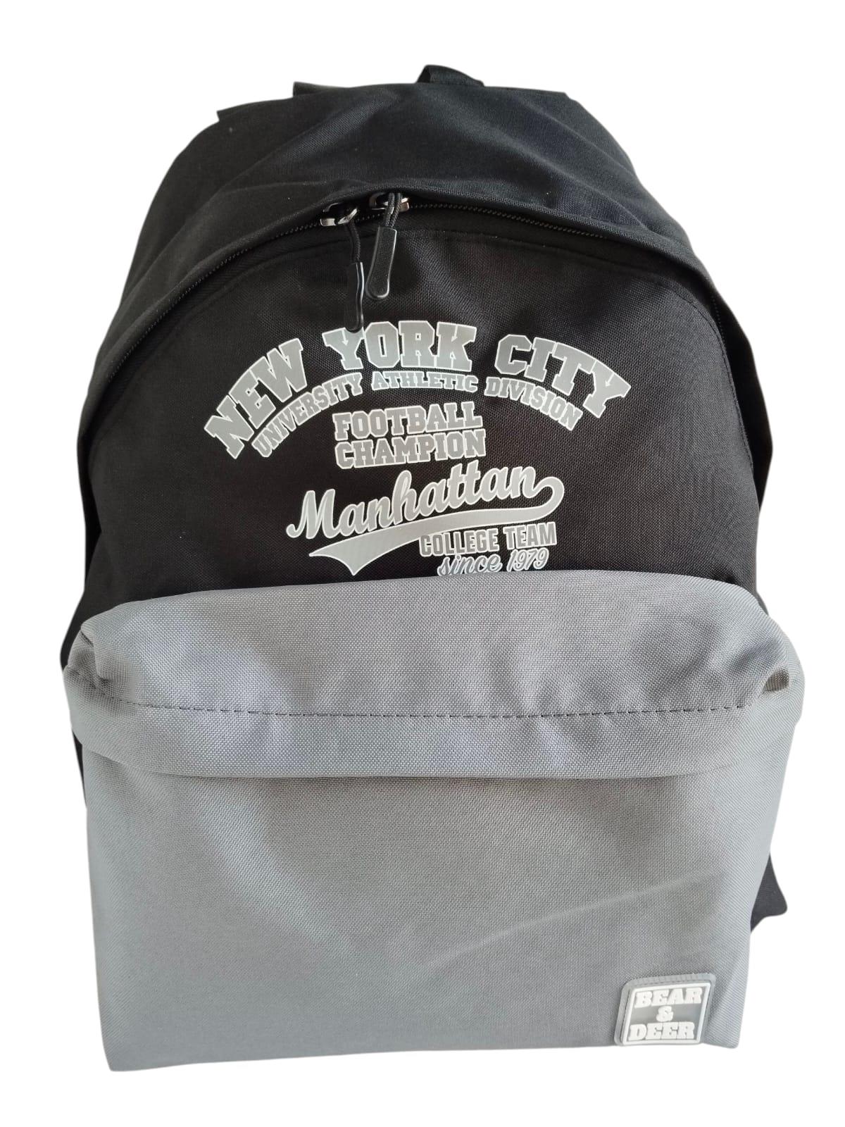 Bear & Deer Brooklyn Tek Göz Sırt Çantası Siyah BD-CN0202