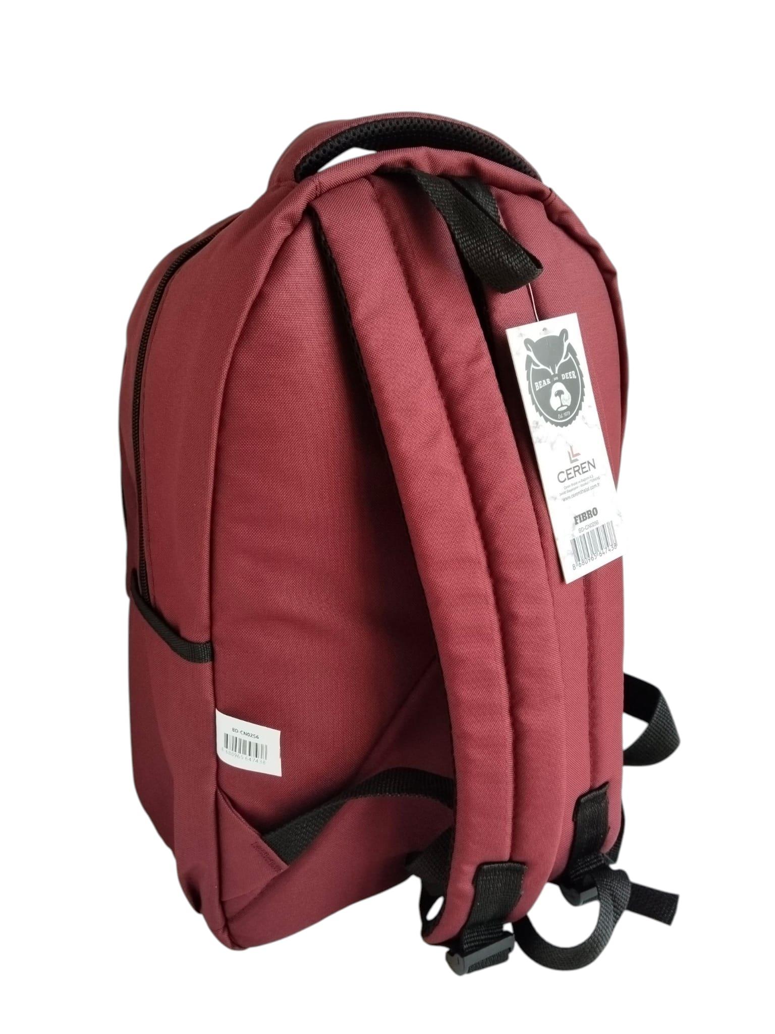 Bear & Deer Fibro Sırt Çantası Bordo BD-CN0256