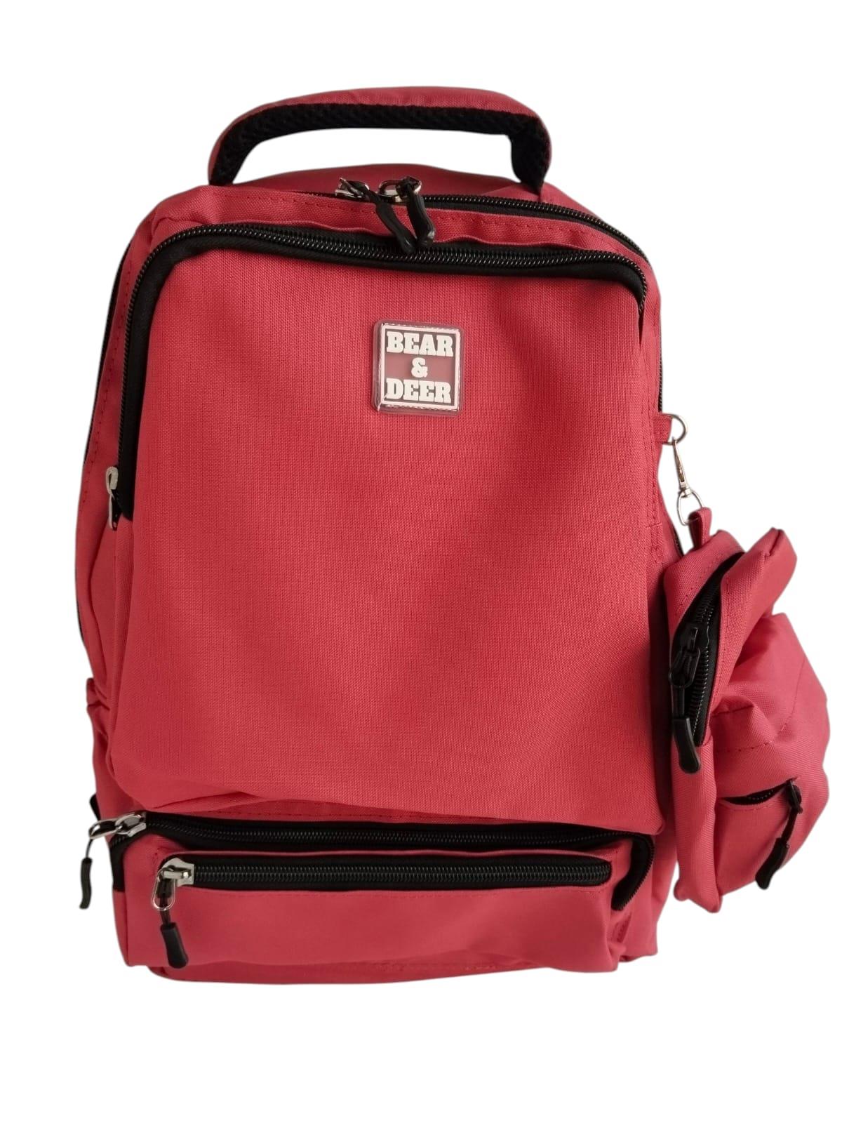 Bear & Deer Kangroo Sırt Çantası Kırmızı BD-CN0261