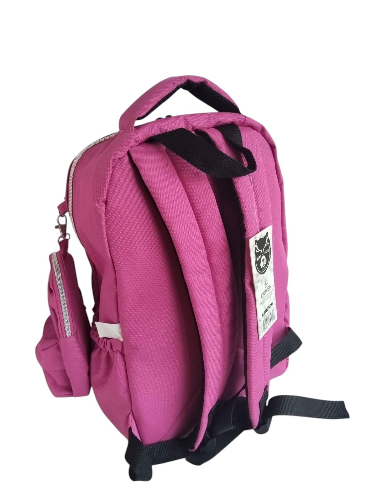 Bear & Deer Kangroo Sırt Çantası Pembe BD-CN0167