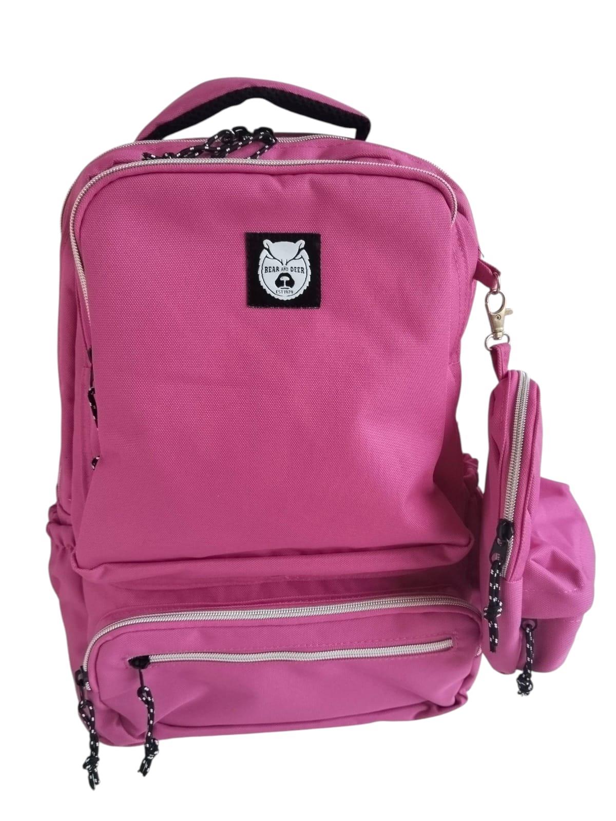 Bear & Deer Kangroo Sırt Çantası Pembe BD-CN0167