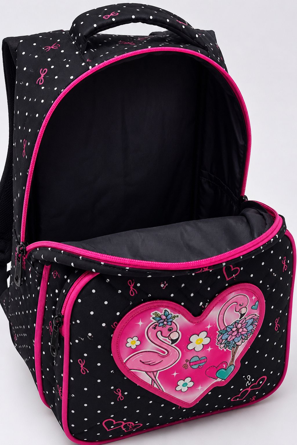 Benekli Okul Çantası Flamingo 5052
