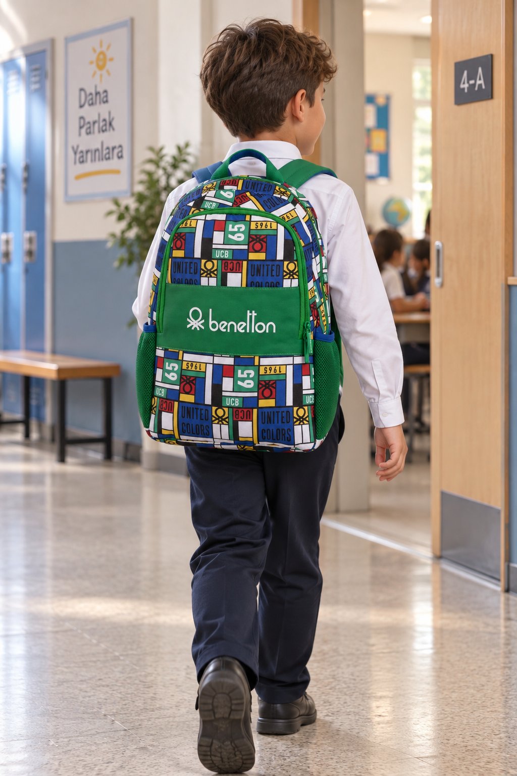 Benetton Okul Çantası Rengarenk 76117