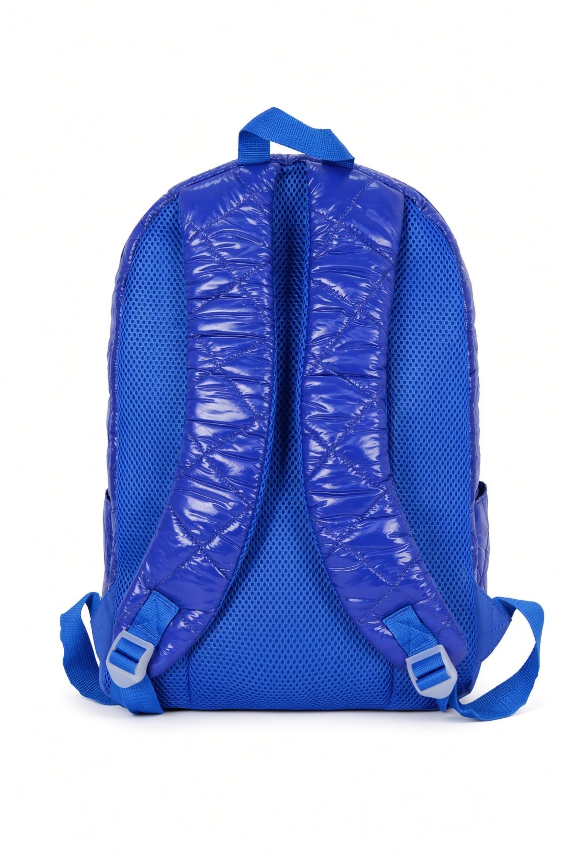 Benetton Saks Mavi İlkokul Çantası Çift Bölmeli Laptop Bölmeli Okul Sırt Çantası 43x30x17 cm