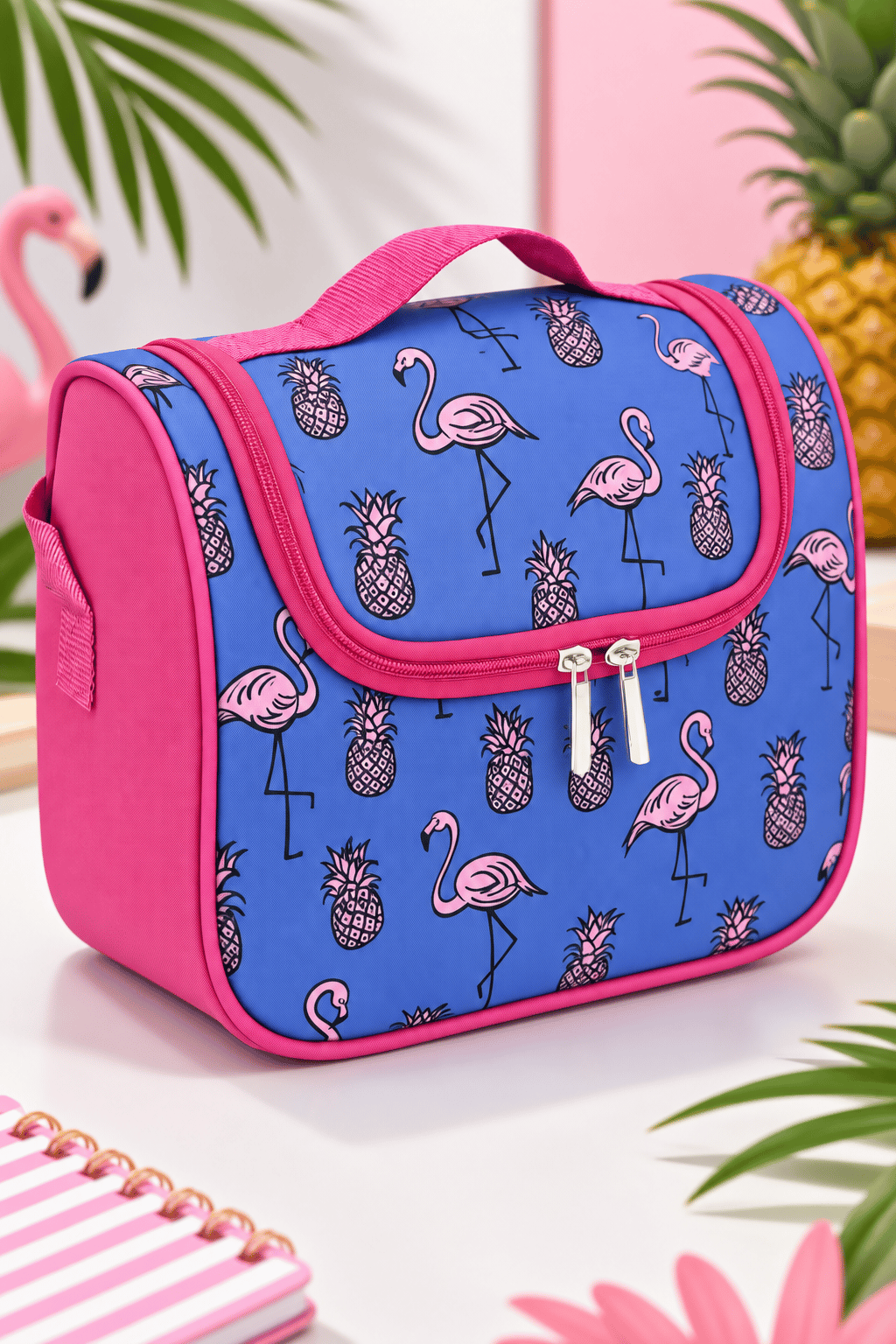 Beslenme çantası mor pem flamingo3325
