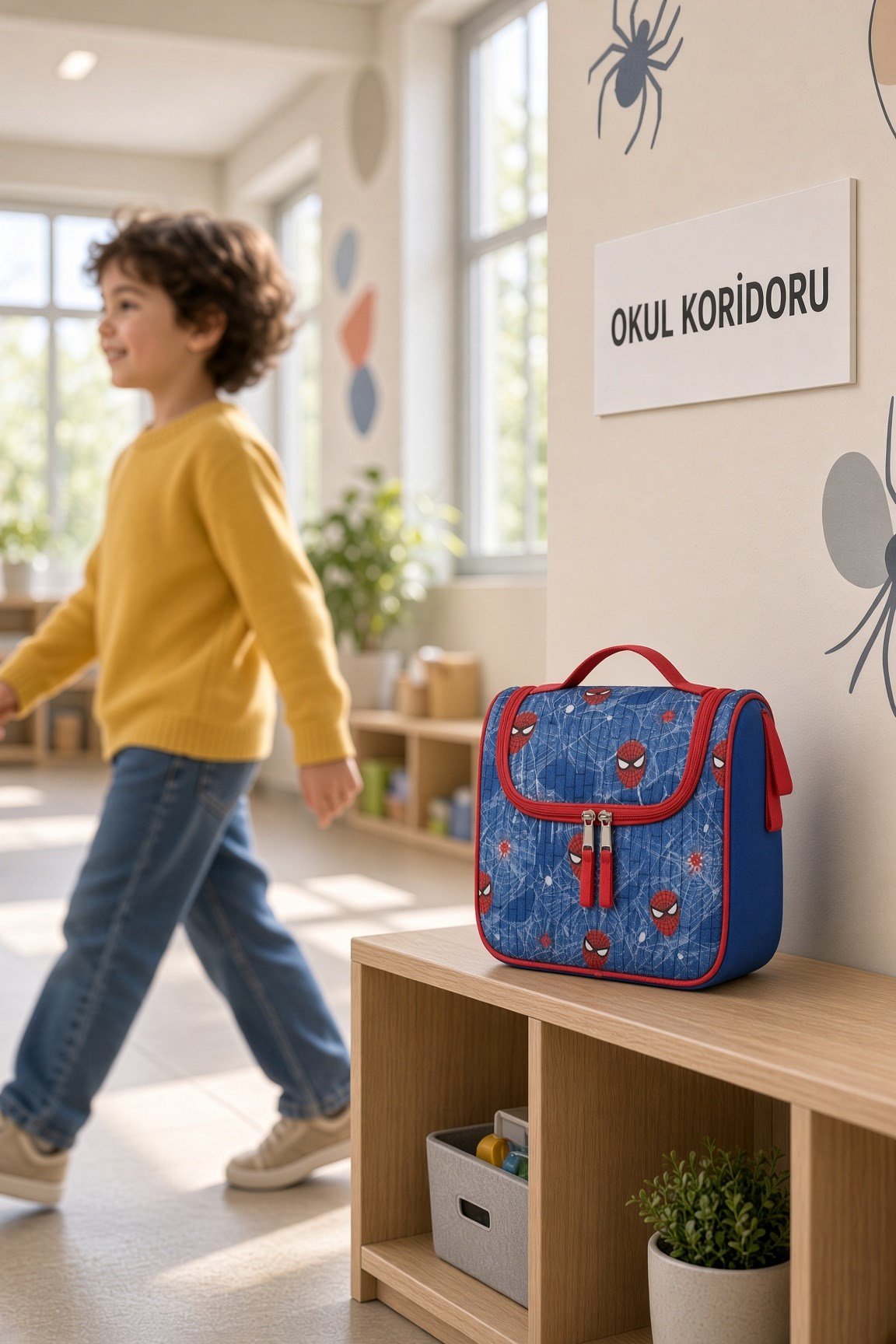 Beslenme çantası termal spiderman ısı yal.3325