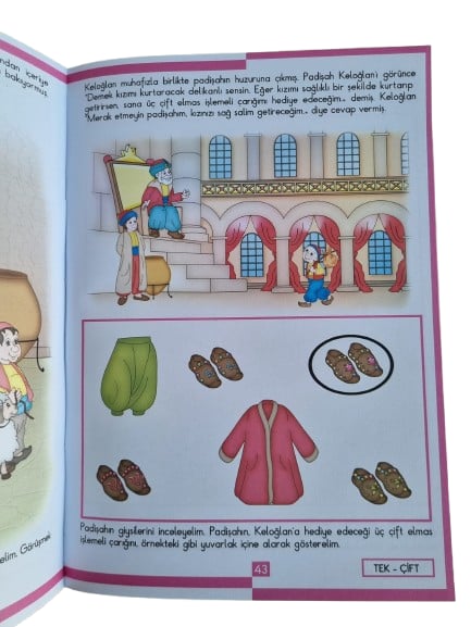Bir varmış bir yokmuş Okul Öncesi kavram seti Masallarla Kavramlar eğitici aktivite kitap seti 6 kitap set