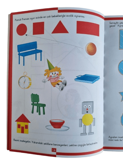 Bir varmış bir yokmuş Okul Öncesi kavram seti Masallarla Kavramlar eğitici aktivite kitap seti 6 kitap set