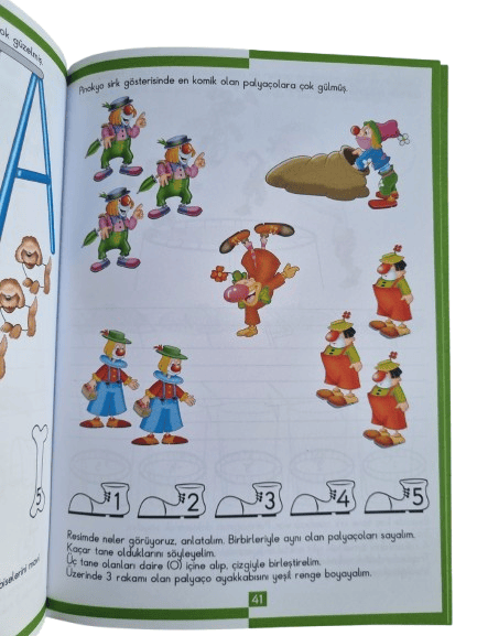 Bir varmış bir yokmuş Okul Öncesi kavram seti Masallarla Kavramlar eğitici aktivite kitap seti 6 kitap set