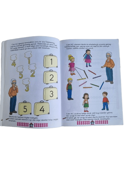 Bizim Sınıf Matematik 5-6 yaş okul öncesi Matematik eğitim ve aktivite kitabı (64 sf)