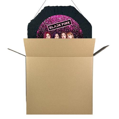 Black Pink Siyah Pinyata 42cm + Sopası Doğum Günü Eğlencesi Pinyata Patlatma Partisi