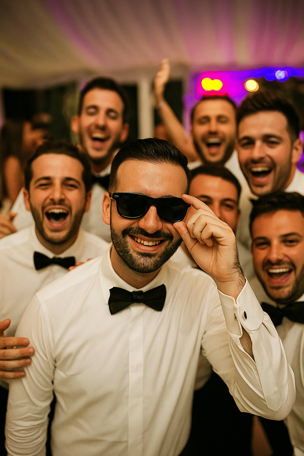 Bride Gözlük Damat Siyah Düz Kare Gözlük