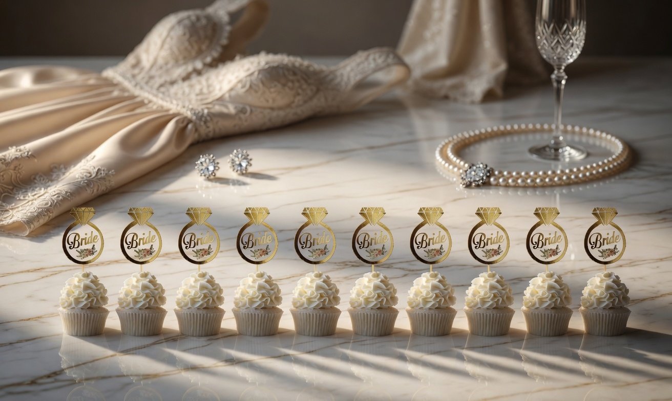 Bride Kürdan Bride Varak Baskılı 10 Parça