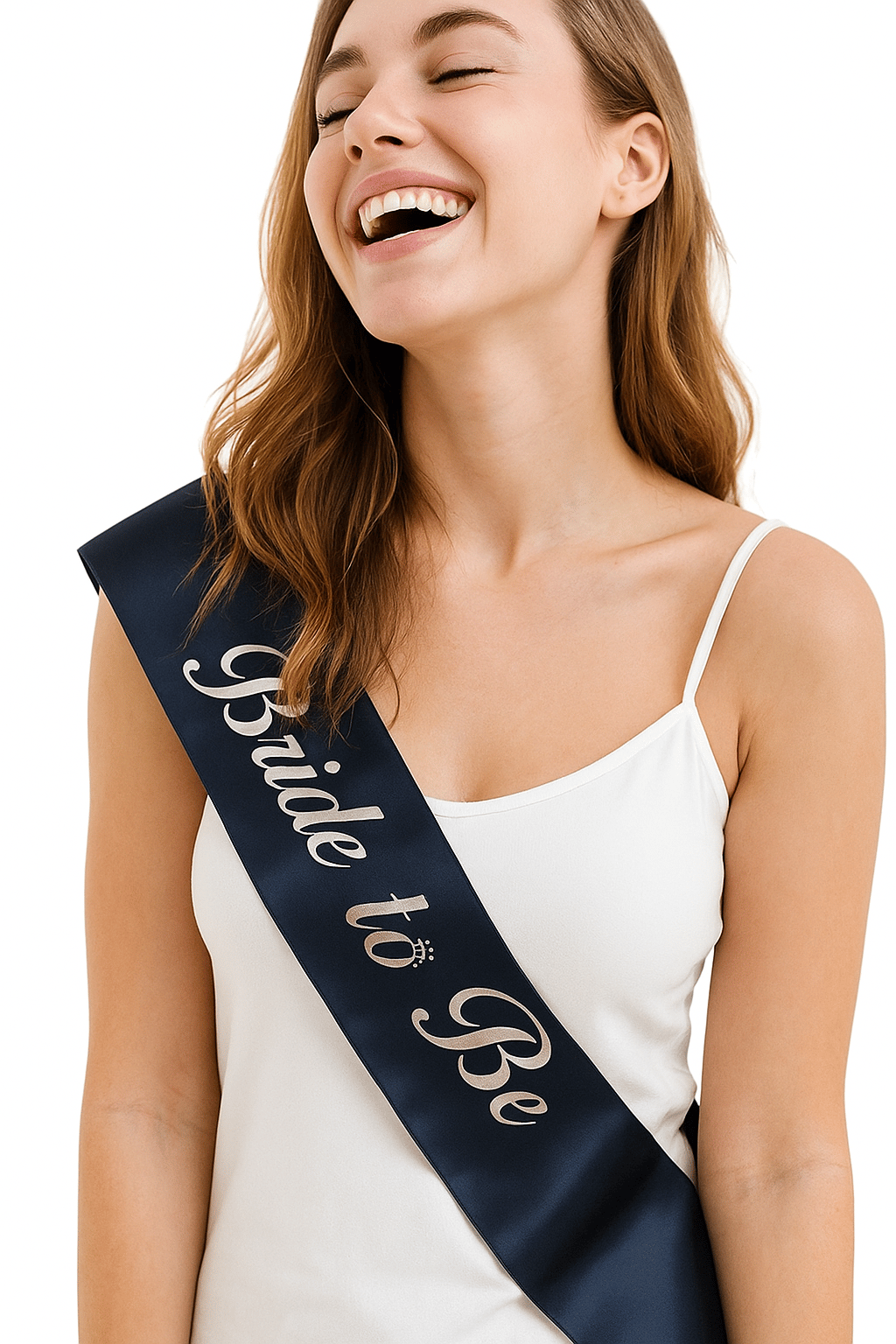 Bride To Be Bekarlığa Veda Kuşak Siyah saten Üstüne Yazı Gümüş 
