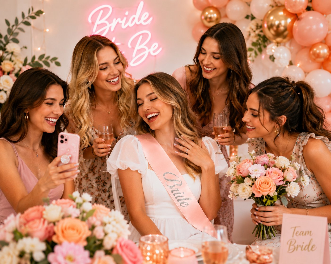Bride Yazılı Somon Gümüş Yaldızlı Gelin Kuşağı Bekarlığa Veda Parti Süsü
