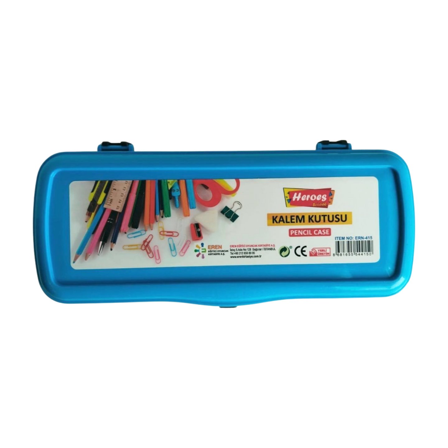 Bu-Bu Plastik Kalem Kutu Tekli ERN-415 BUBU-KL0002