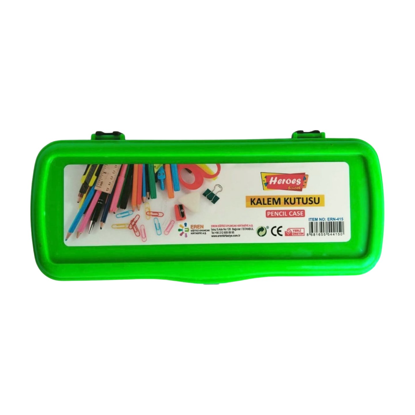 Bu-Bu Plastik Kalem Kutu Tekli ERN-415 BUBU-KL0002