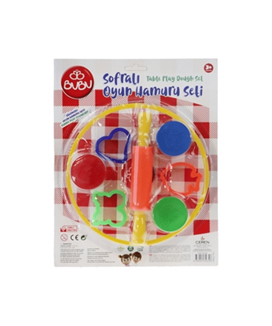 Bu-Bu Sofralı Oyun Hamuru Seti (3X15Gr.)OH0002
