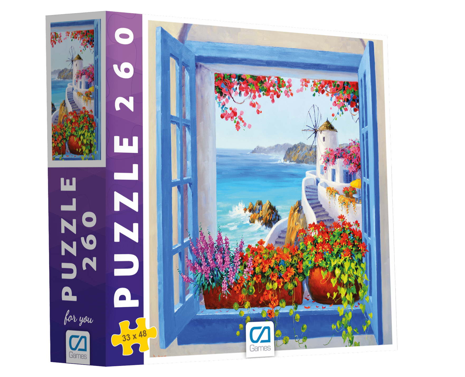 Ca Games Pencere Puzzle 260 Parça Ca260-6002