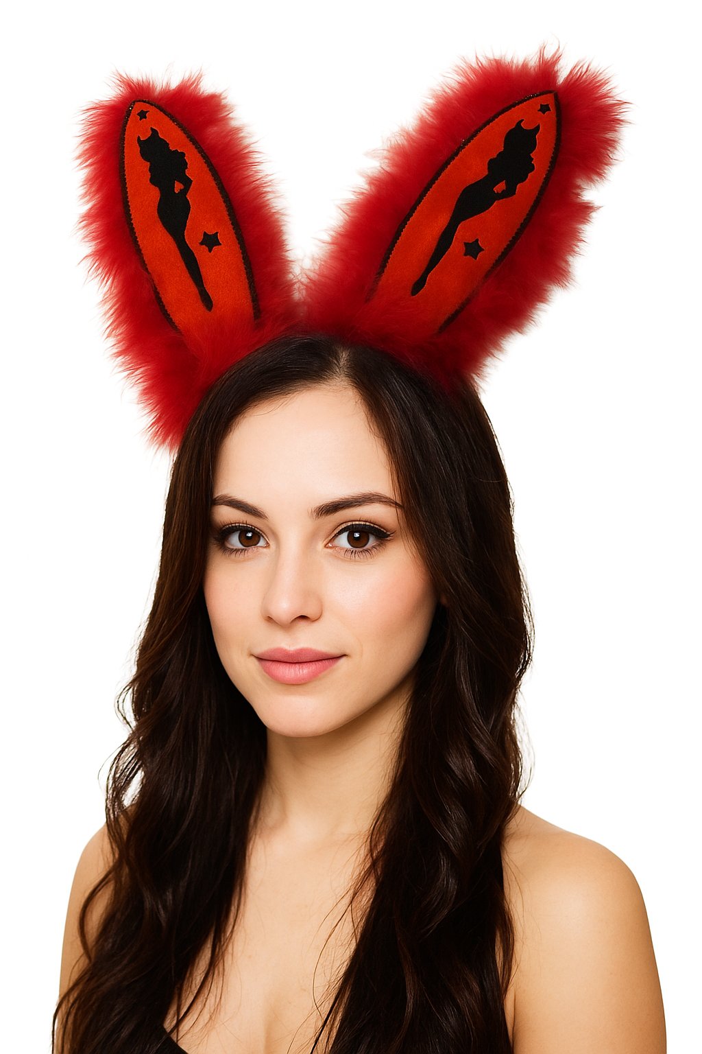 Cadılar Bayramı Halloween Kırmızı Tavşan Kız Parti Taçı Parti Aksesuarı