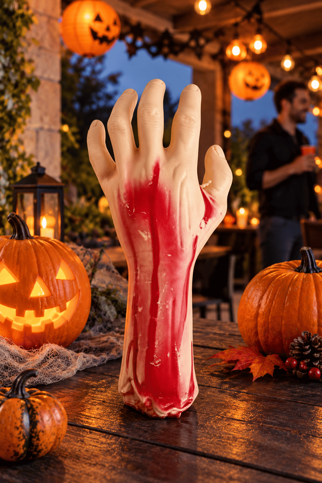 Cadılar Bayramı Halloween Plastik Kesik EL