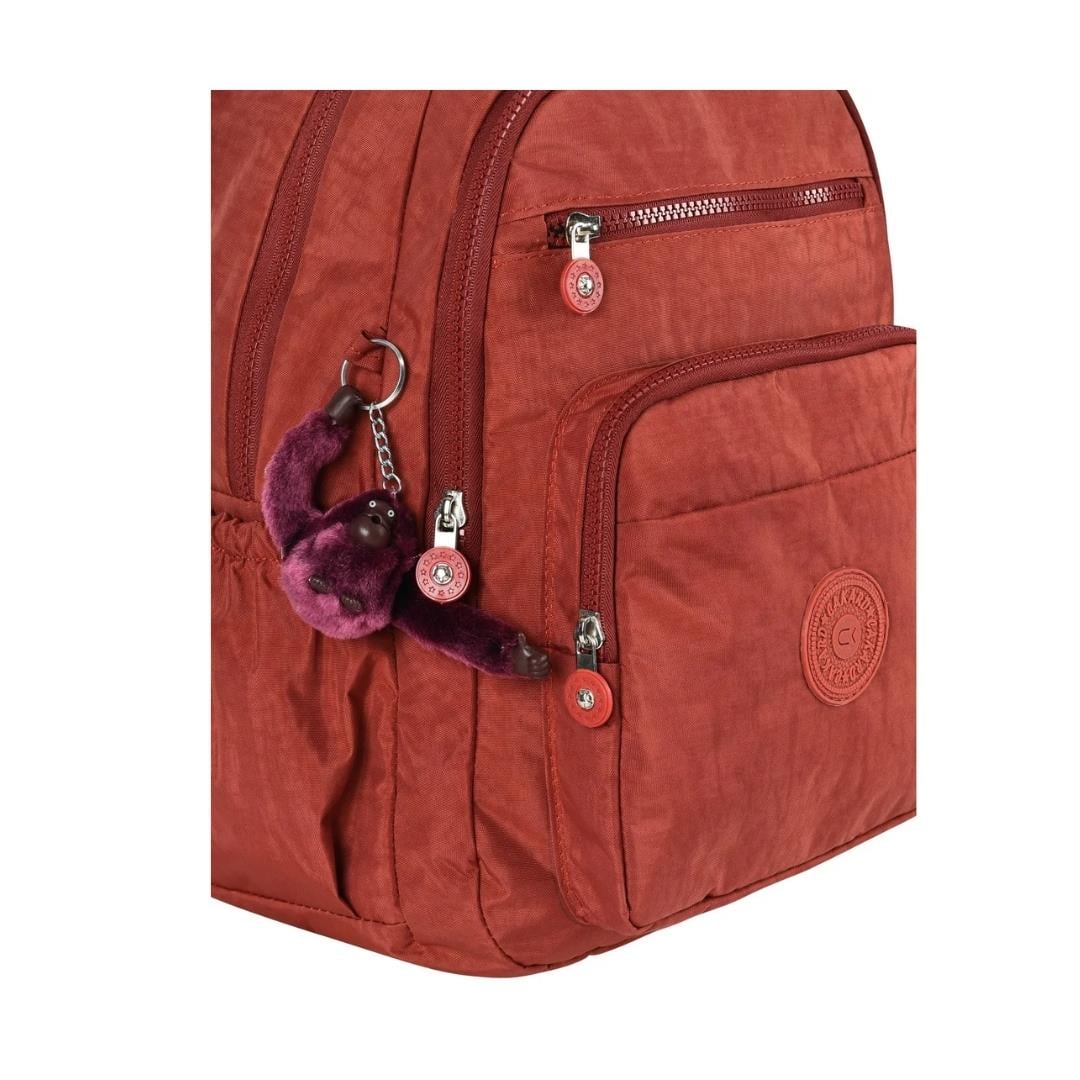 CAKARD Unisex Bordo Krinkıl Sırt Çantası