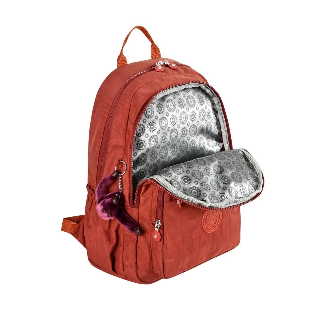 CAKARD Unisex Bordo Krinkıl Sırt Çantası
