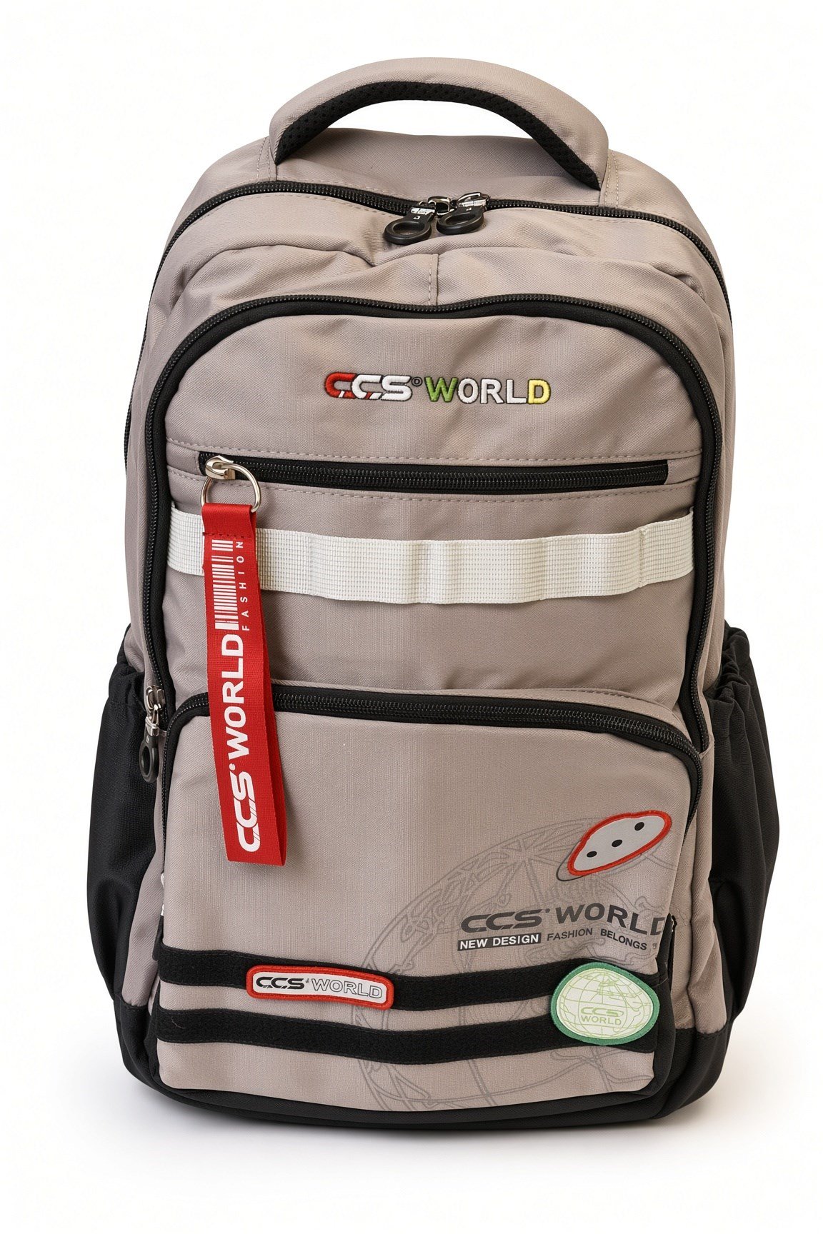 ÇÇS LONDON 3gözlü sırt-okul çantası 51680-A.KAHVE