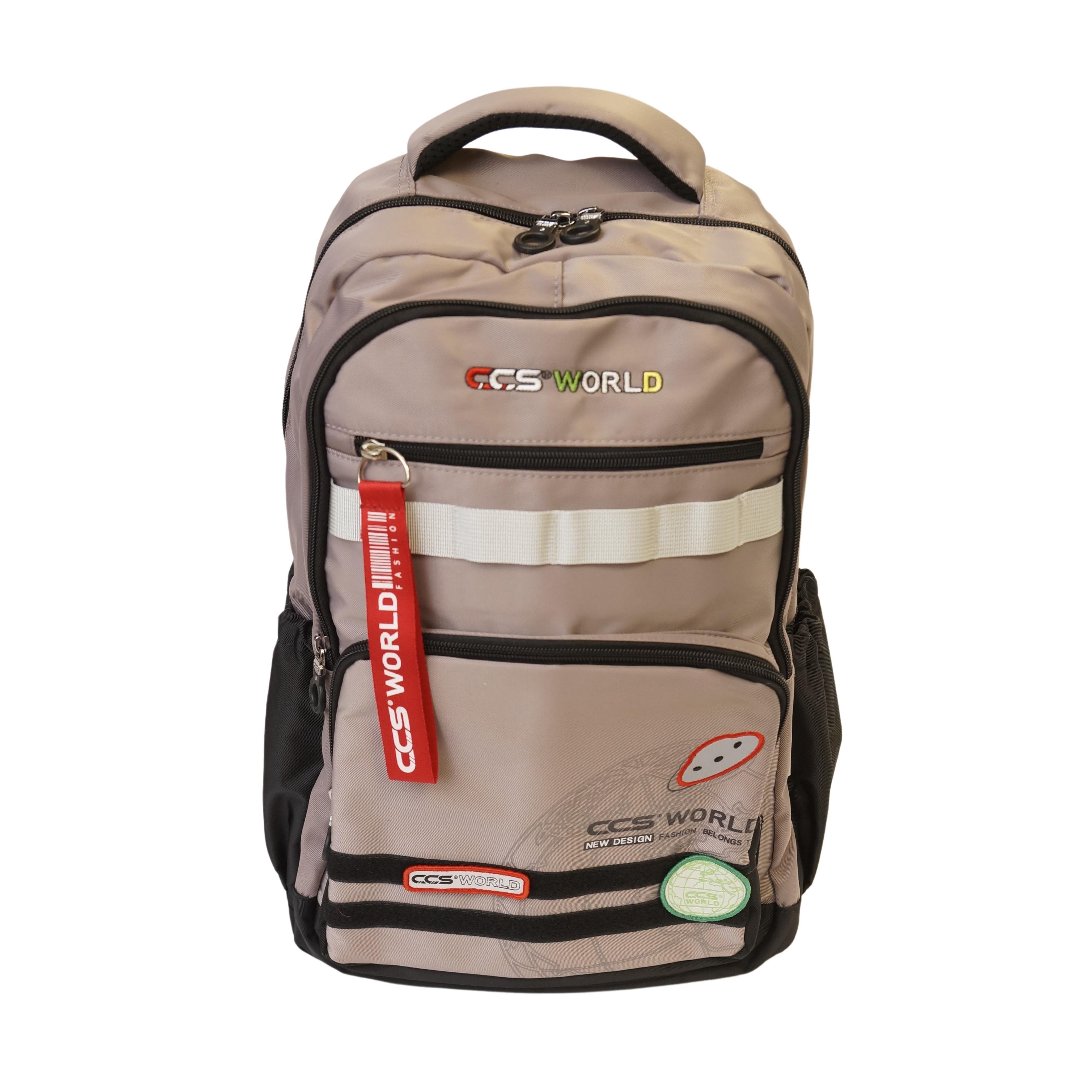 ÇÇS LONDON 3gözlü sırt-okul çantası 51680-A.KAHVE