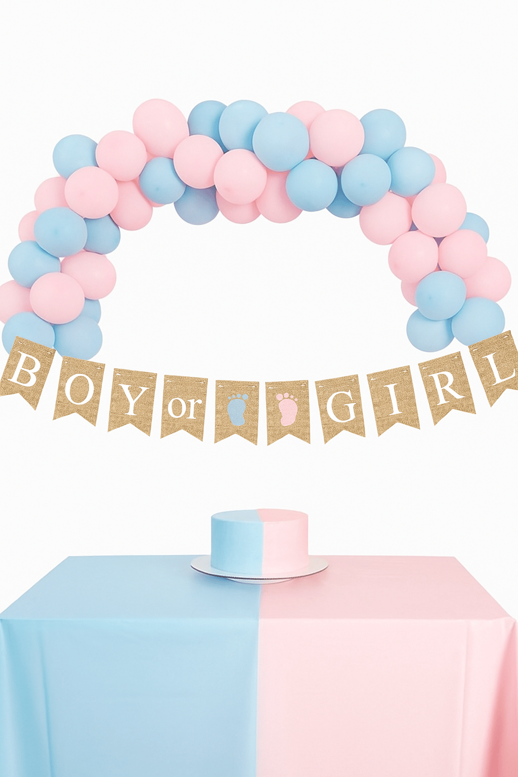 Cinsiyet Banner Cinsiyet Jüt Görünümlü Boy Girl 10