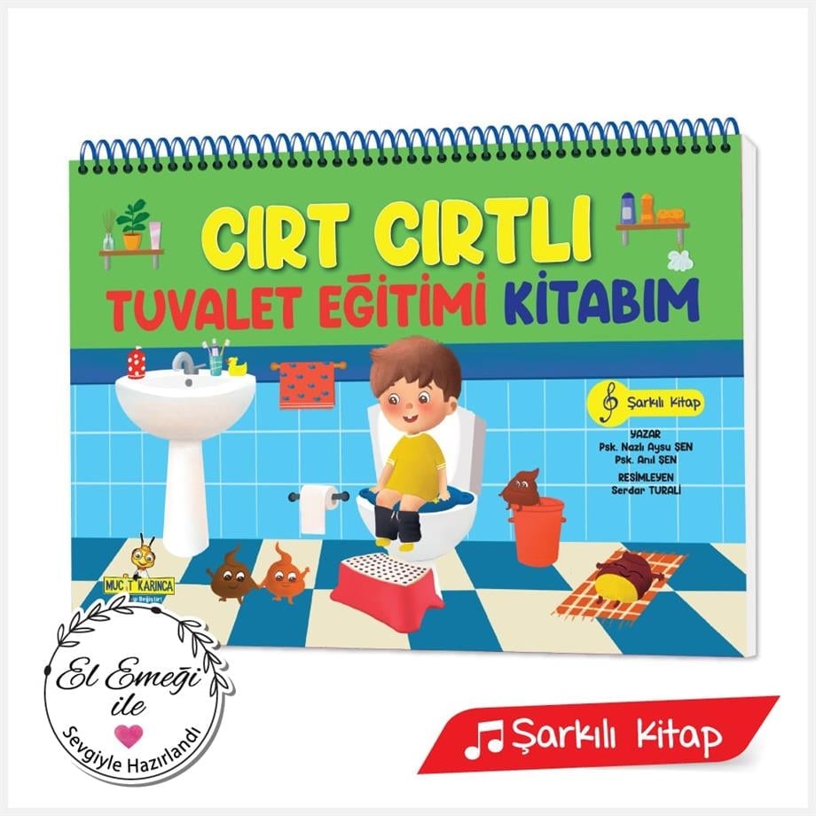 Cırt Cırtlı Tuvalet Eğitimi Kitabım               