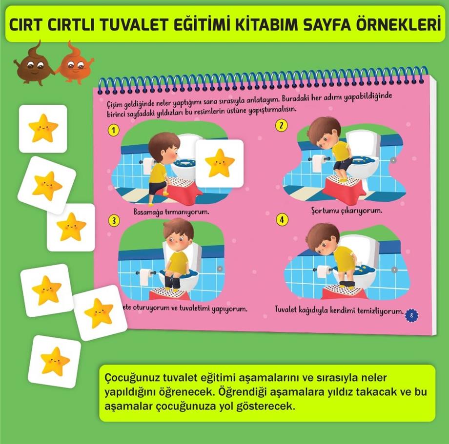 Cırt Cırtlı Tuvalet Eğitimi Kitabım               