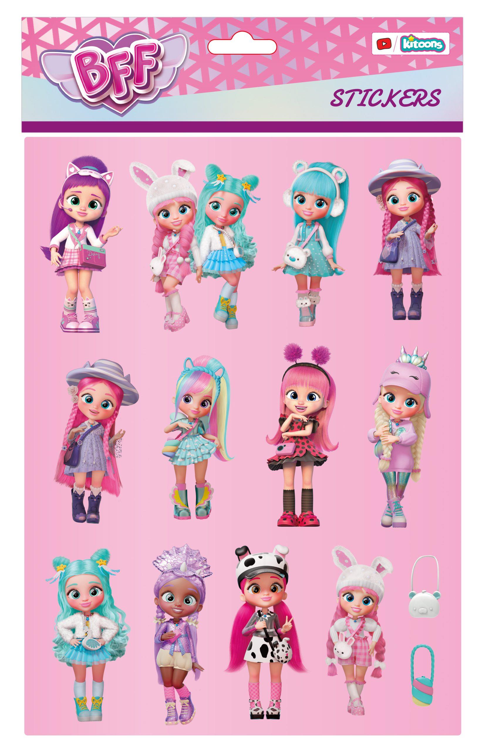 Cry babies 3d stickers CRY-4673 Büyük cry babies