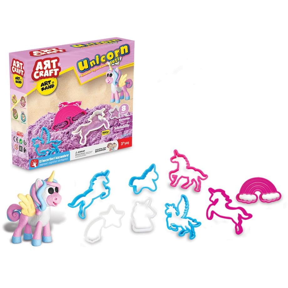 Dede Art Craft Kinetik Kum 500 gr unicorn set  
