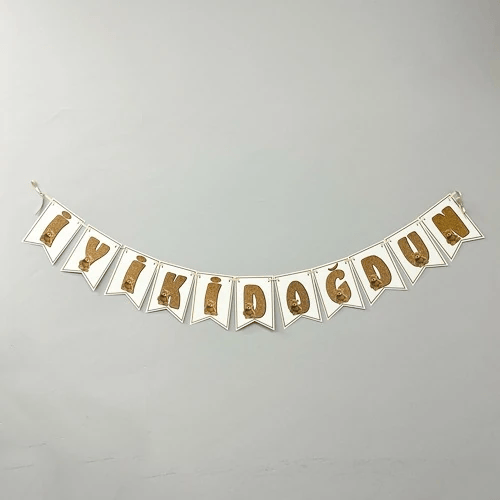 Dekoratif Asmalı Banner İyiki Doğdun yazızı ayıcık