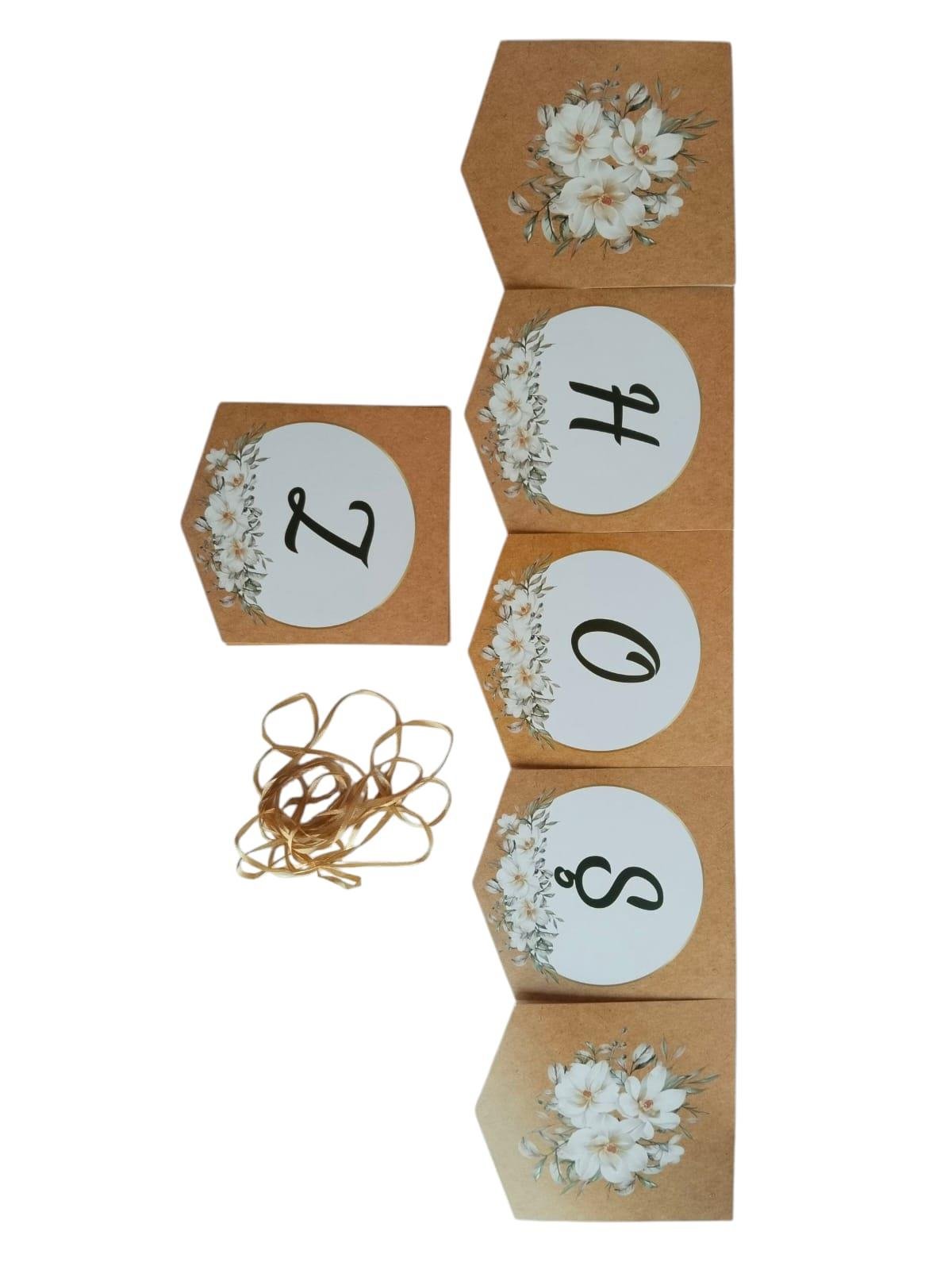 Dekoratif Banner HOŞGELDİNİZ çiçekli kırlangıç banner doğum günü okul açılış süsü 