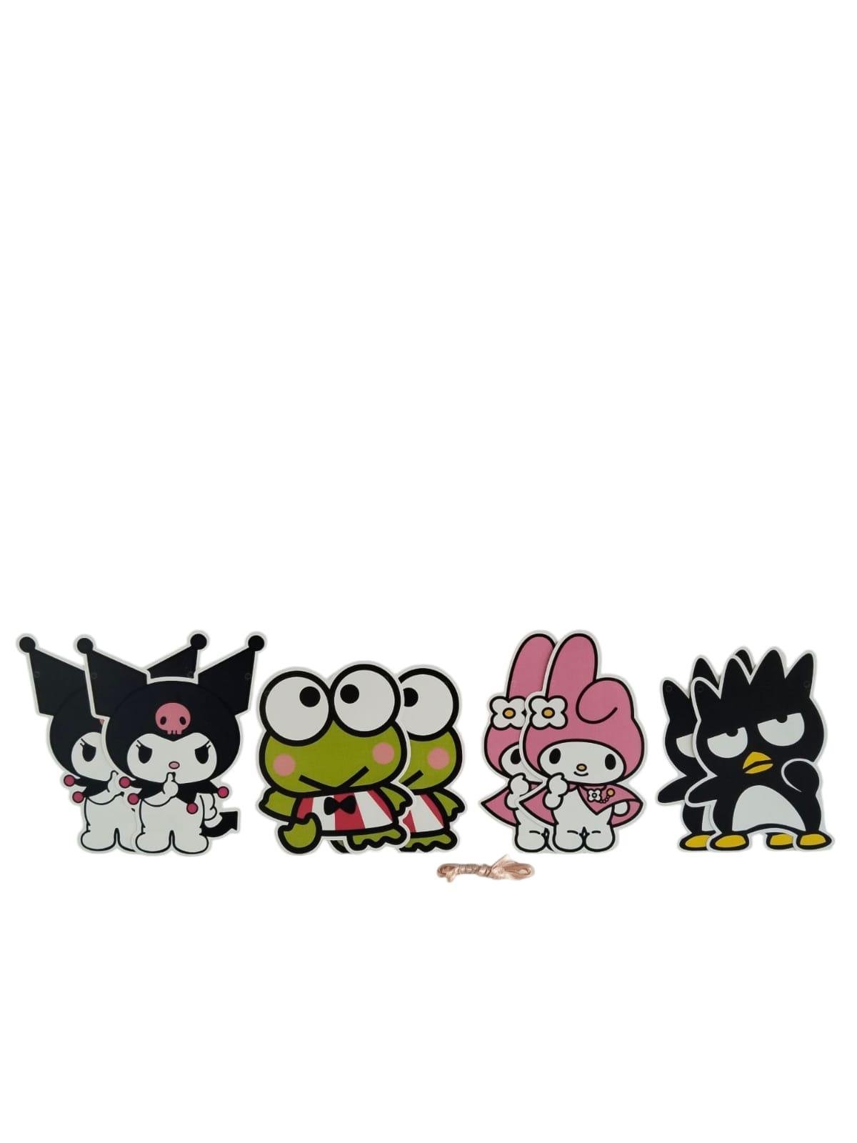 Dekoratif banner KUROMİ 160cm Kuromi doğum günü süsü