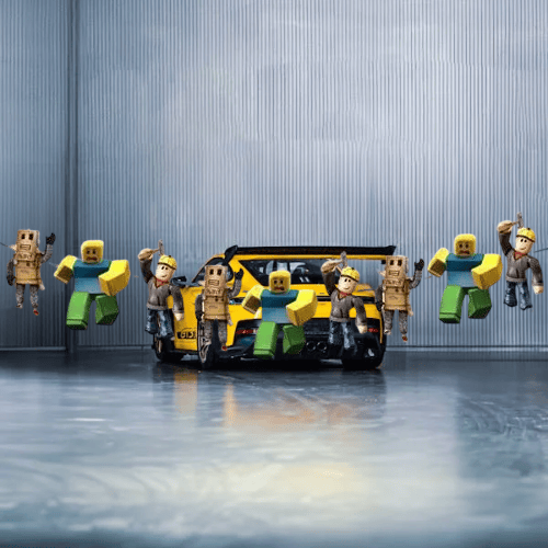 Dekoratif banner Roblox Temalı 160x17 cm Doğum Günü Parti Süsü