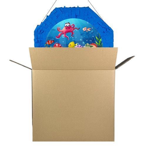 Deniz Canlıları Pinyata 42cm + Sopası Doğum Günü Eğlencesi Pinyata Patlatma Partisi