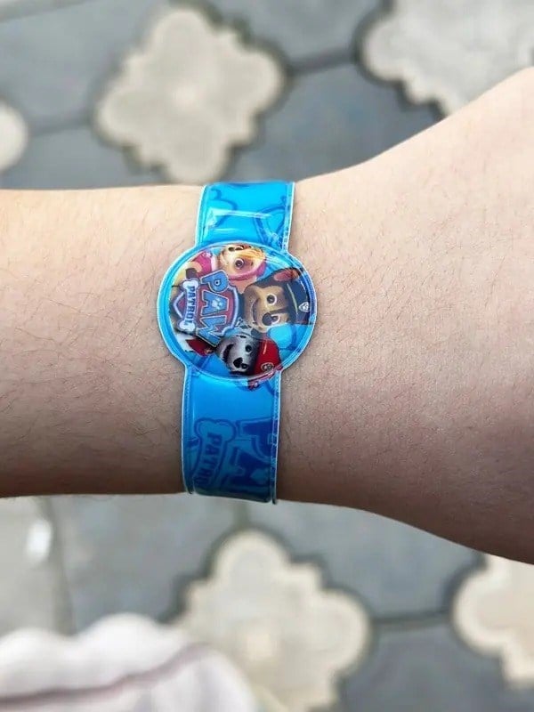 Deri bileklik PAW PATROL 3 lü çıtçıtlı 18 cm