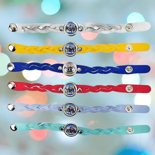 Deri bileklik ROBLOX  6lı paket Çift çıtçıtlı ayarlanabilir  Pinyata İçi  Hediyelik Bileklik