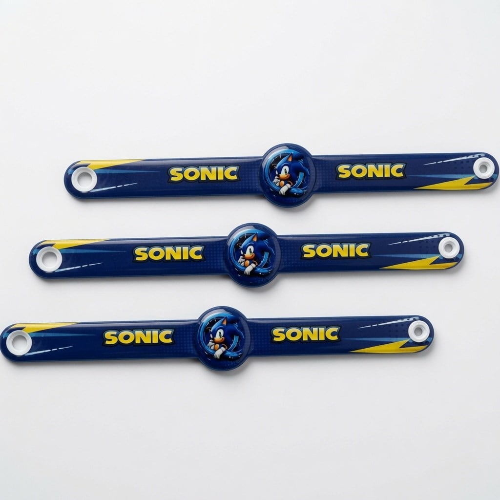 Deri bileklik SONİC 3 lü çıtçıtlı 18 cm