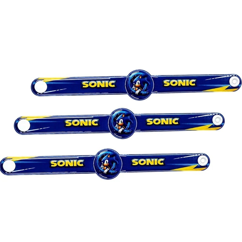 Deri bileklik SONİC 3 lü çıtçıtlı 18 cm