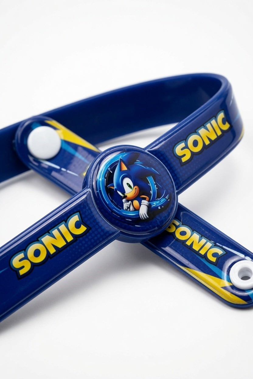 Deri bileklik SONİC 3 lü çıtçıtlı 18 cm