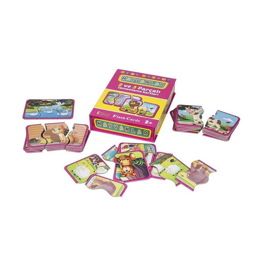Diytoy Cards Book 2-3 Prç Tamamlama Hayv