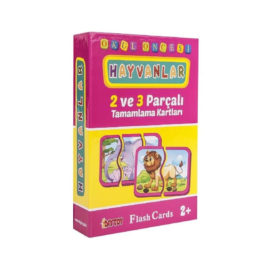 Diytoy Cards Book 2-3 Prç Tamamlama Hayv