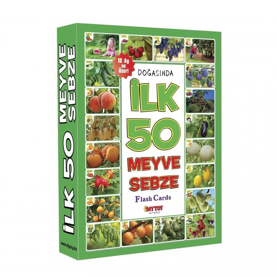 Diytoy Cards Book İlk 50 Meyve Sebze    