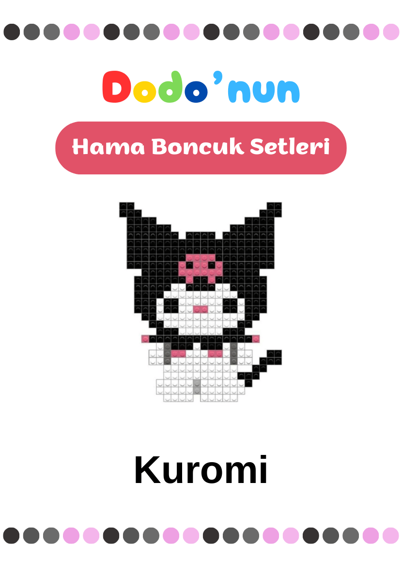 Dodo'nun Hama Boncuk Seti Kuromi
